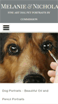 Mobile Screenshot of dog-portraitartist.com