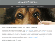 Tablet Screenshot of dog-portraitartist.com